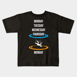 Monday Tuesday Wednesday Thursday BLINK Monday Kids T-Shirt